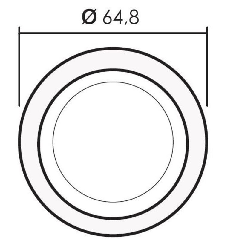 2er-Set LED-Aufbaustrahler CHIP 58 EMOTION