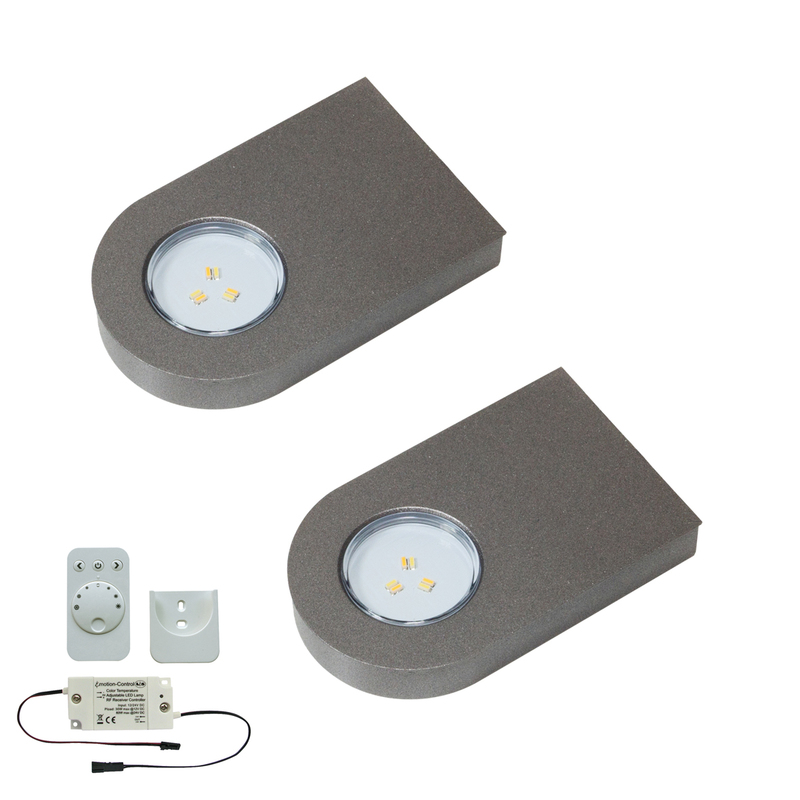 2er Set LED Leuchte GLASPOINT EMOTION