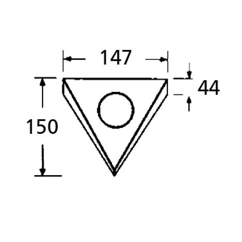 4er-Set LED Dreieckleuchte ROKKY 2.0