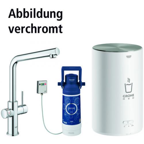 GROHE Red II Duo Armatur L-Auslauf (Edelst.-Fin.)