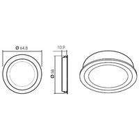 2er-Set LED-Einbaustrahler CHIP 58 EMOTION