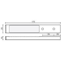 2er-Set LED Leuchte RETTANGOLO EMOTION